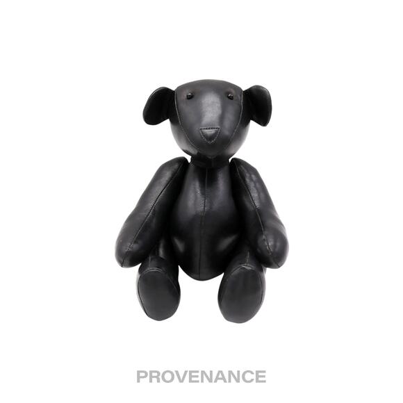 🔴 Gucci Teddy Bear - Black Calfskin Leather - Picture 1 of 10
